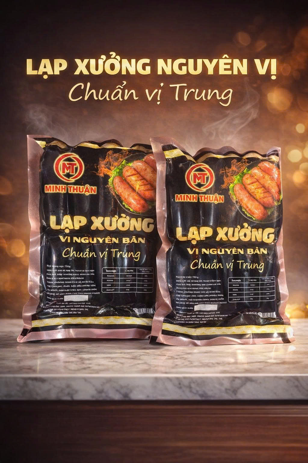 Lạp xưởng vị nguyên bản chuẩn vị Trung 600g