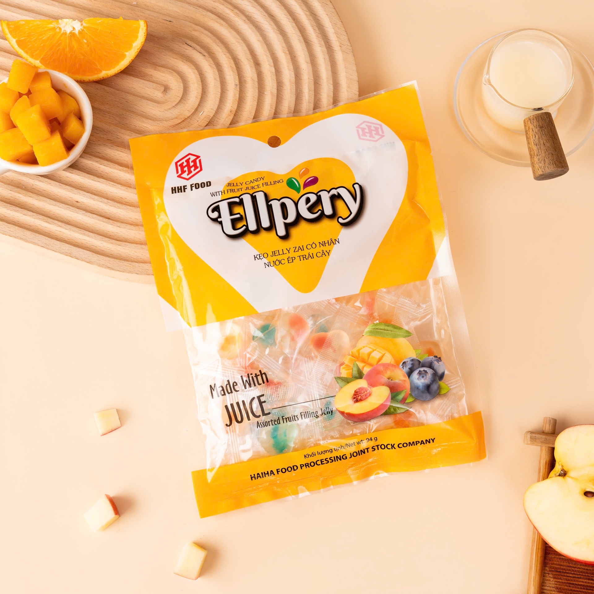 Zai jelly candy with fruit juice filling ELLPERY 94g