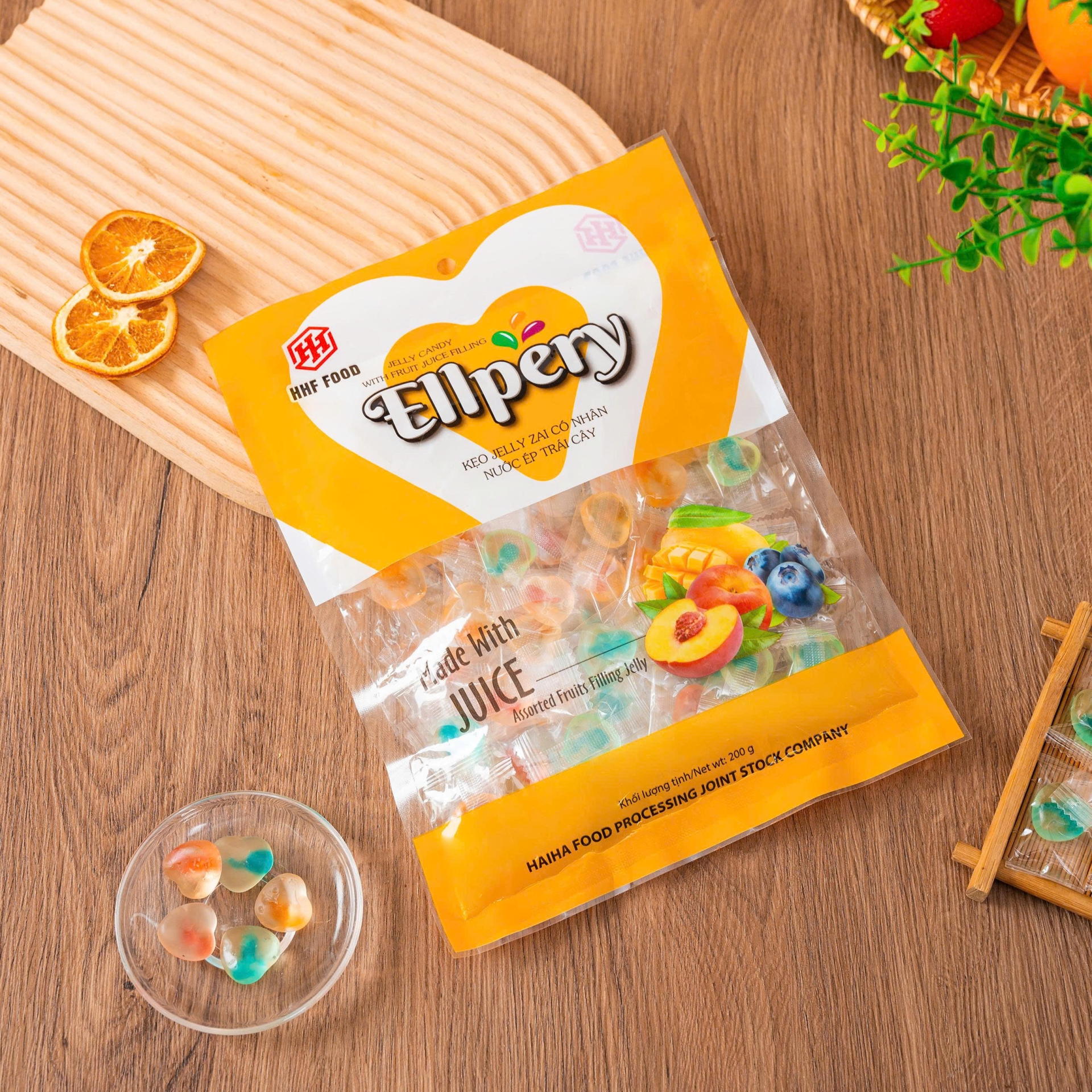 Zai jelly candy with fruit juice filling ELLPERY 200g