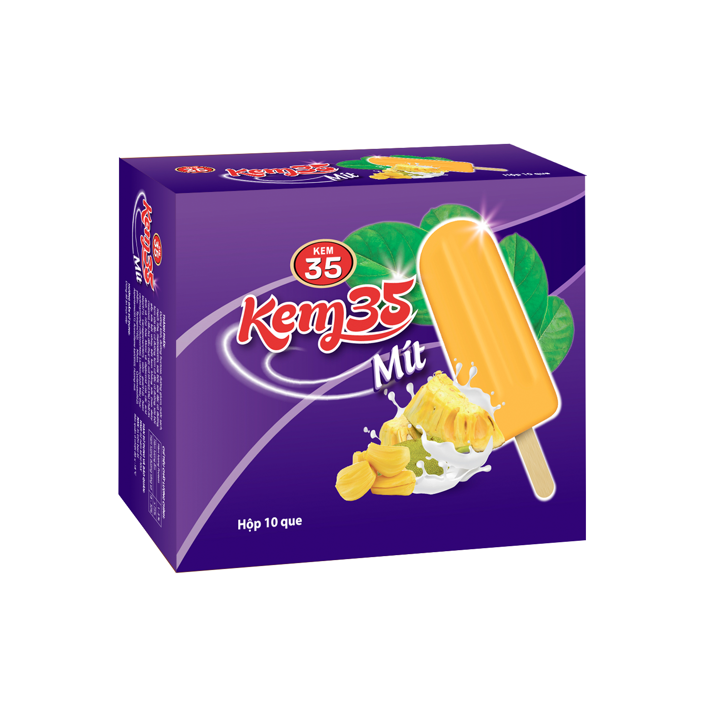 35 jackfruit ice cream, 10 pcs/box