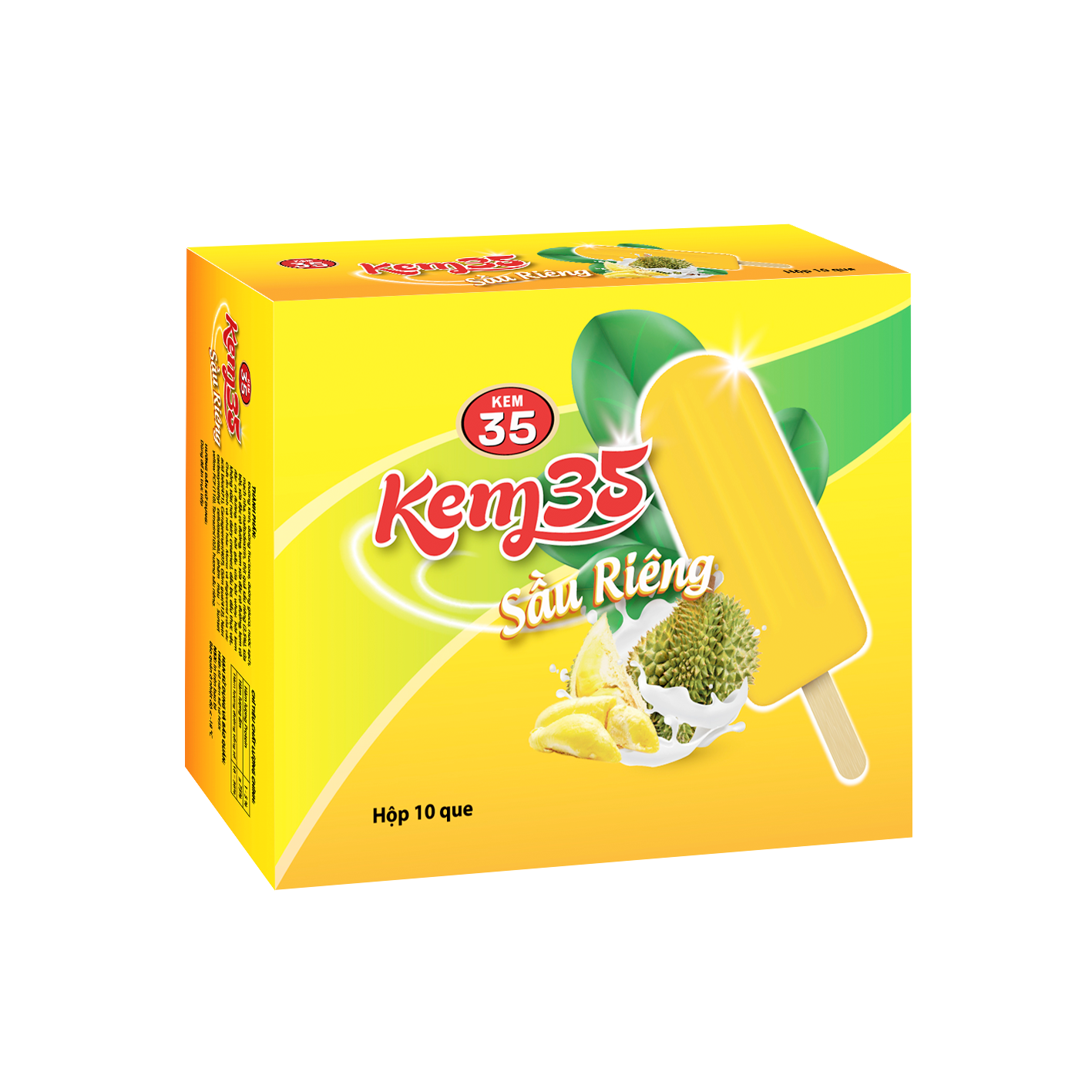 35 Durian Ice Cream 10 pcs/box
