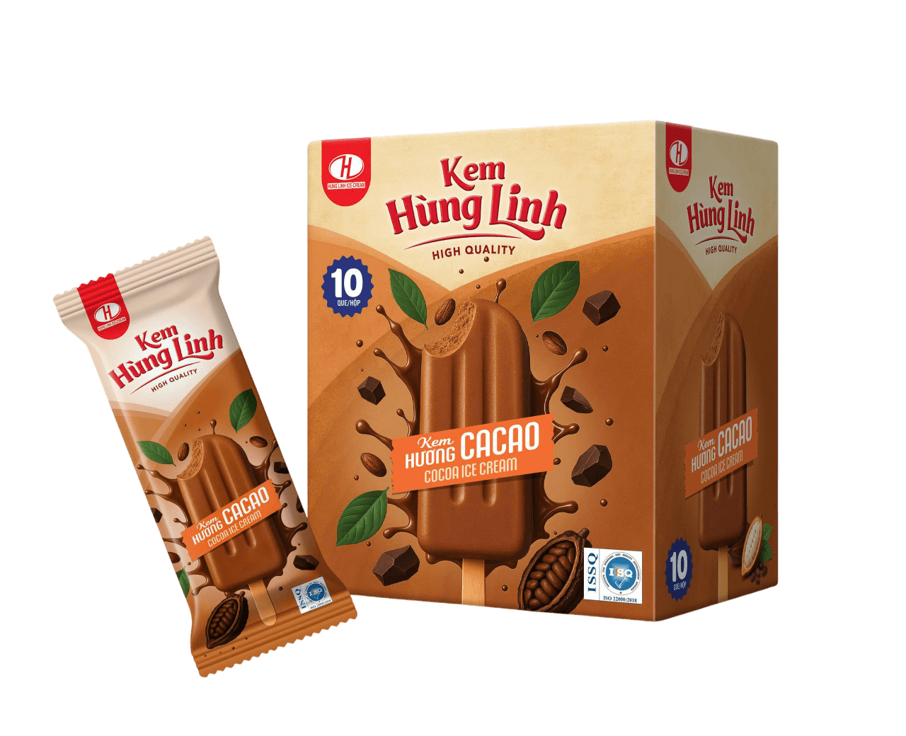 Kem Hùng Linh Kakao T160 (10 chiếc/hộp)
