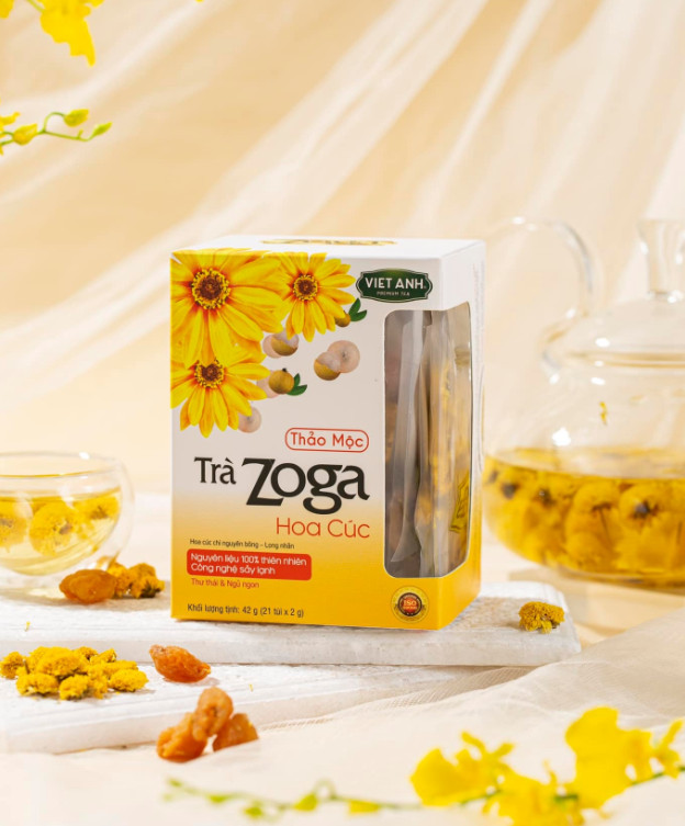 Trà Zoga - Thảo mộc hoa cúc VIỆT ANH 42g