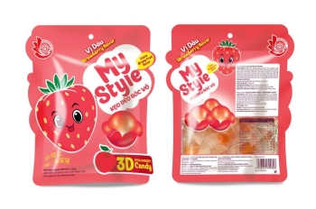 Kẹo trái cây tổng hợp dâu bóc vỏ 120g