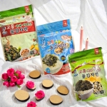 Combo 3 gói rong biển 50g trộn cơm vị: hạnh nhân + pho mai + bào ngư