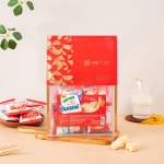 Bánh xốp giòn sữa yến mạch BONMI 180g, 18 gói/thùng