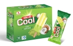 Kem cốm dừa Hùng Linh Cool T100 (10 chiếc/hộp)