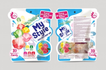 Kẹo trái cây tổng hợp dẻo bóc vỏ 120g
