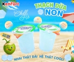 Thạch dừa non Kenfurt 165g/cốc, 6 cốc/vỉ