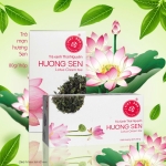 Thai Nguyen green tea lotus flavor 80g, 30 boxes/carton