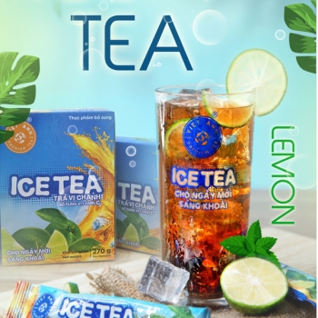 Trà ICETEA vị Chanh bổ sung Vitamin C, 15g x 18 gói