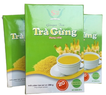 Trà gừng cốm xanh 200g