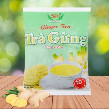 Trà gừng bịch xanh cốm 400g